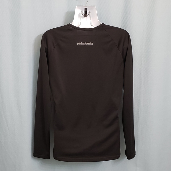 Patagonia Women's Cap 1 Crew Special Performance Baselayer Capilene Size M Black - Picture 2 of 6